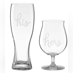 Kate Spade Two Of A Kind Glass Set